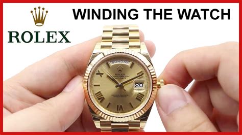 rolex how to wind|rolex watch winder instructions.